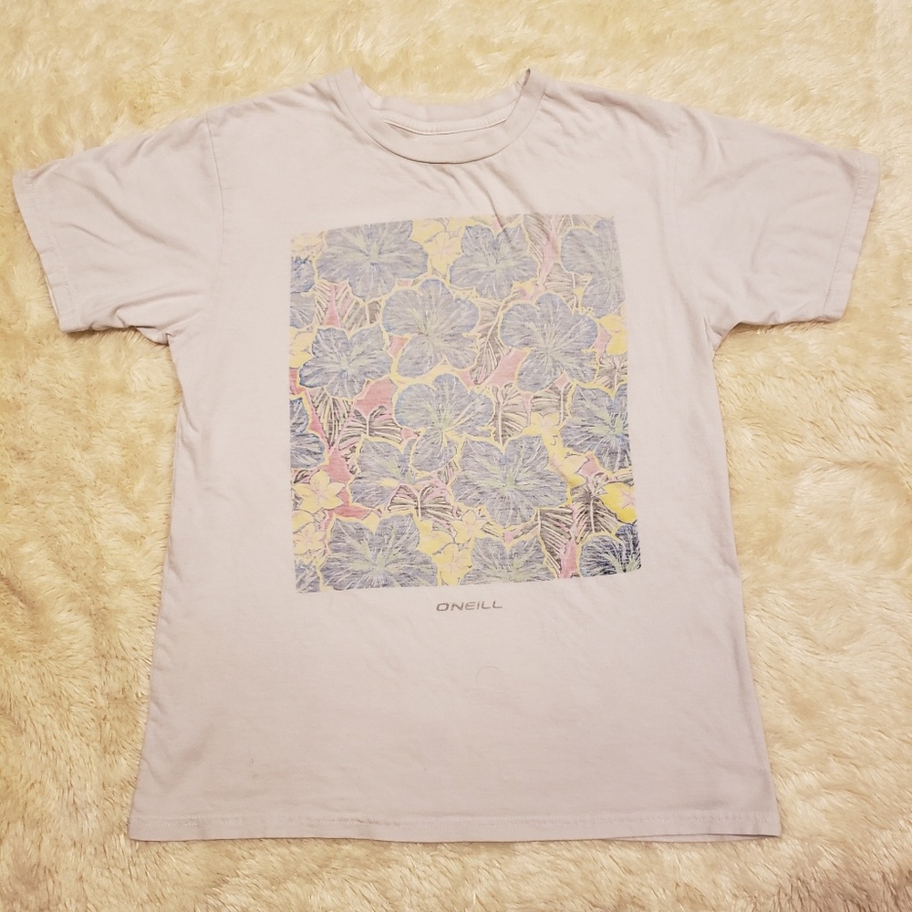 Men's O'Neill Tshirt Hibiscus Flower Small